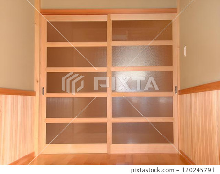 Sliding door, solid wood, entrance 120245791