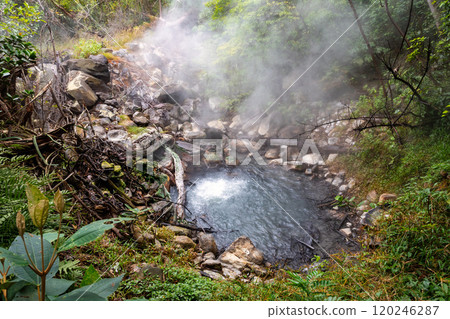 Geothermal activity fumaroles, Costa Rica 120246287