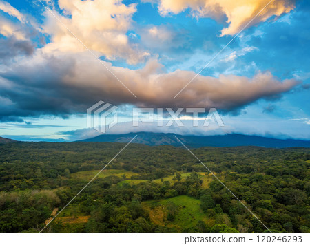 Rincon de La Vieja Volcano landscape, Costa Rica Rincon de La Vieja Volcano landscape, Costa Rica 120246293