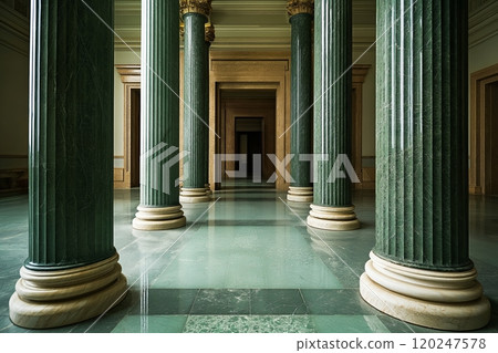 Palace interior background columns hall 120247578