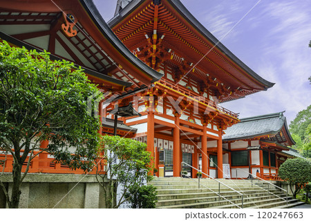 Otsu Omi Shrine Tower Gate Otsu City, Shiga Prefecture Otsu Omi Shrine Tower Gate Otsu City, Shiga Prefecture 120247663