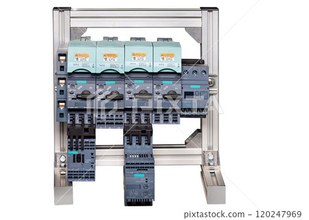 Innovative control panel design showcasing advanced electronic components and efficient organization, isolated on white background. Innovative control panel design showcasing advanced electronic components and efficient organization, isolated on white background. 120247969