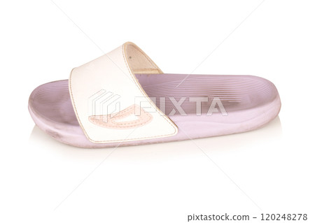 sandals color purple isolated on white background 120248278