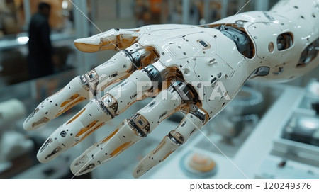 Robotic Hand Reaching Out 120249376