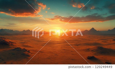 Sunset in the Desert 120249449