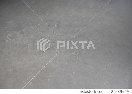 Flatlay of granite black stone surface for product and package background advertisment. 120249649