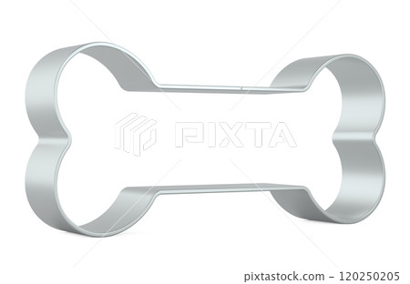 Dog Bone Cookie Cutter. 3D rendering Dog Bone Cookie Cutter. 3D rendering 120250205