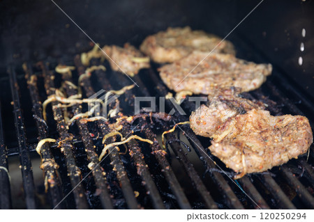 Enjoy the incredible experience of perfectly grilled meat enhanced with flavorful seasonings Enjoy the incredible experience of perfectly grilled meat enhanced with flavorful seasonings 120250294