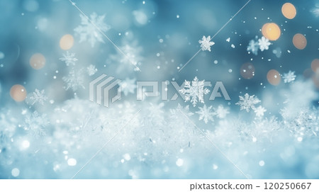 美麗的雪花飄落 120250667