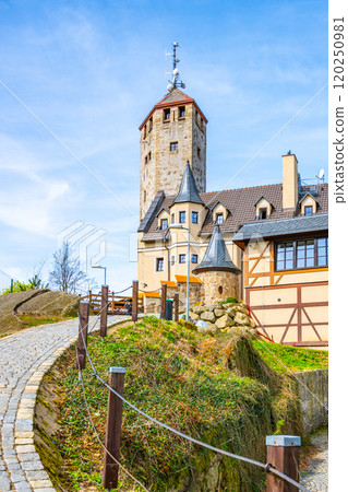 Explore the Liberecka Vysina Lookout Tower surrounded by beautiful architecture and scenic pathways, perfect for visitors seeking adventure in Liberec, Czechia. Explore the Liberecka Vysina Lookout Tower surrounded by beautiful architecture and scenic pathways, perfect for visitors seeking adventure in Liberec, Czechia. 120250981