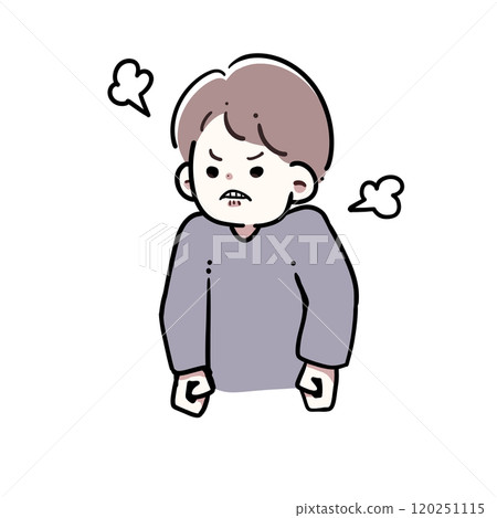 一個非常憤怒的人的插圖 120251115