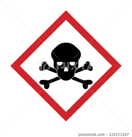 Toxic Material Symbol Icon 120251267