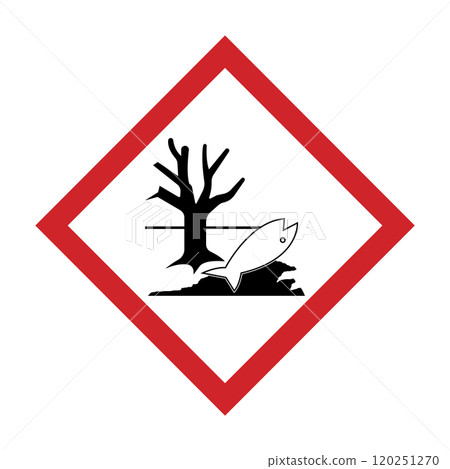Symbol of chemicals dangerous for the environment 120251270