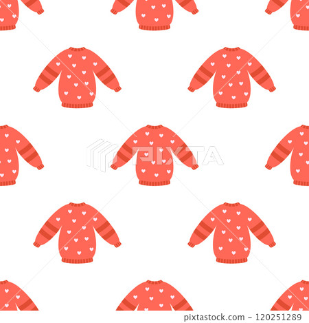 autumnal sweater seamless pattern autumnal sweater seamless pattern 120251289
