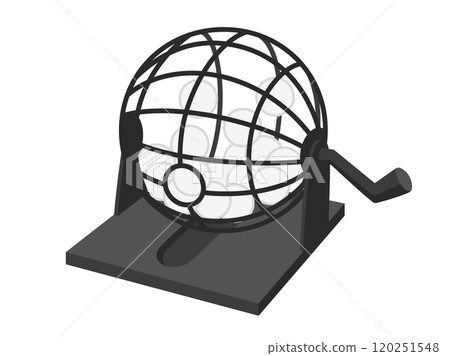 Bingo game main body illustration_black Bingo game main body illustration_black 120251548