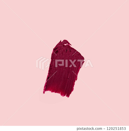 Various lipstick swatch stroke isolated on white Various lipstick swatch stroke isolated on white 120251853