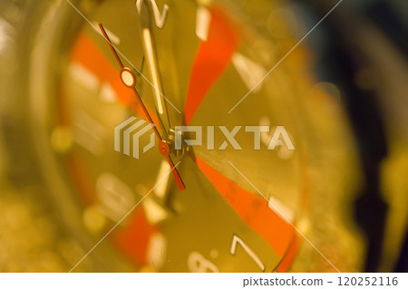 Clocks closeup blurred 120252116