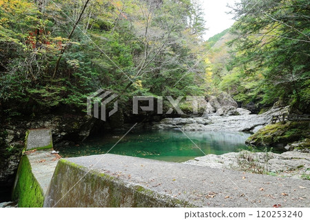 [奈良縣天川村]御手洗溪谷散步路線 120253240