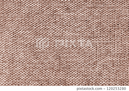 Mixed white and brown color melange knitted fabric, cashmere wool cloth texture Mixed white and brown color melange knitted fabric, cashmere wool cloth texture 120253280