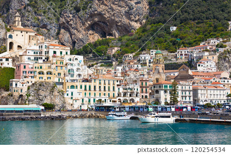 Amalfi in Campania, most popular travel and holyday destination in Europe Amalfi in Campania, most popular travel and holyday destination in Europe 120254534