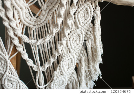 Crafting a Macrame Wall Hanging with Artistic Hands Crafting a Macrame Wall Hanging with Artistic Hands 120254675