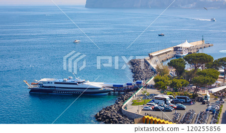 Marina Piccola Tourist Port in Sorrento, Italy Marina Piccola Tourist Port in Sorrento, Italy 120255856