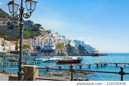 Beautiful coastal town of Amalfi, Italy Beautiful coastal town of Amalfi, Italy 120256300