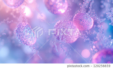 The wonderful world of bacteria under a microscope. 120256659