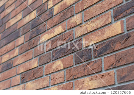 Brick wall background. Brick wall background texture. Background of modern brick wall. brick wall for brickwork background design. 120257606