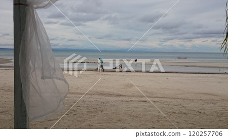 White Sand Beach in Santa Fe Bantayan Island Cebu Philippines Photo 120257706