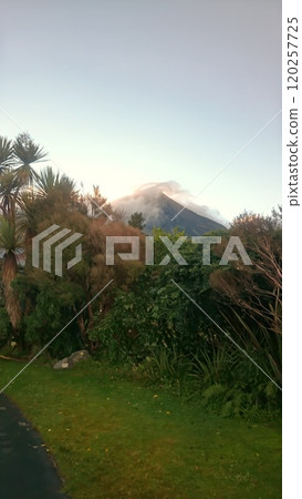 Mount Taranaki in Egmont National Park New Zealand Photo Mount Taranaki in Egmont National Park New Zealand Photo 120257725