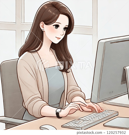 辦公室女職員 辦公室女職員 120257932