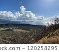 North Pacific Ocean View From Summit of Diamond Head in Hawaii Photo 120258295