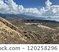 North Pacific Ocean View From Summit of Diamond Head in Hawaii Photo 120258296