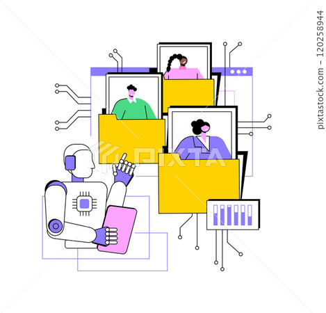 AI-Driven Diversity and Inclusion Initiatives... - Stock Illustration ...