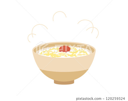 插圖靈感來自酸梅雞蛋粥 120259324