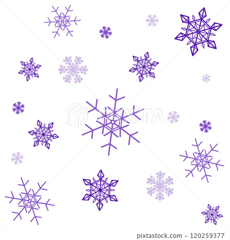 Purple snowflakes Purple snowflakes 120259377