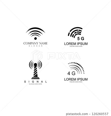 wifi vector icon template 120260557