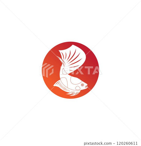 beautiful betta fish vector 120260611