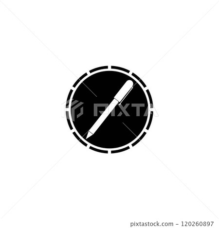 Ballpoint pen icon vector. Ballpoint pen icon vector. 120260897