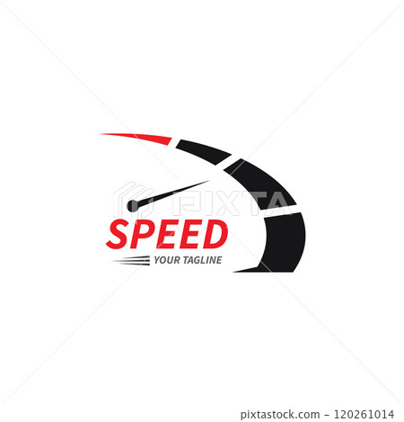 speed logo faster template vector icon illustration design 120261014