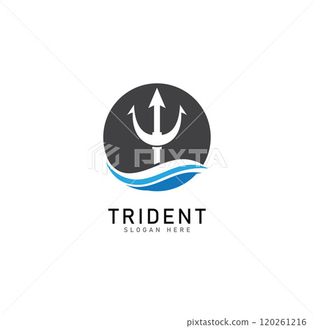 trident logo template vector icon illustration design trident logo template vector icon illustration design 120261216