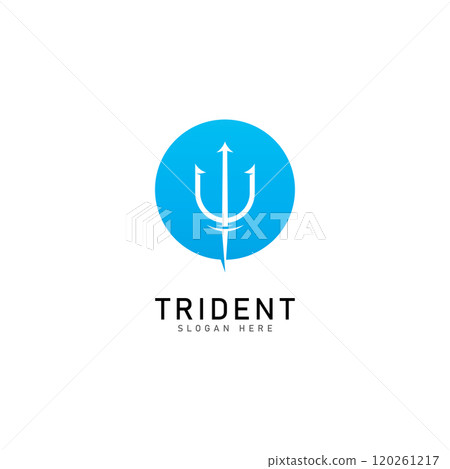 trident logo template vector icon illustration design trident logo template vector icon illustration design 120261217