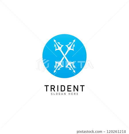 trident logo template vector icon illustration design trident logo template vector icon illustration design 120261218