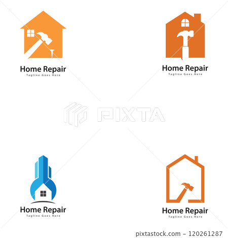 home repair logo template vector icon design 120261287