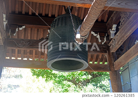 Bell in the grounds of Ryotoku-in Temple, Fukushima, Osaka-1 120261385