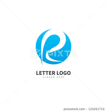 R letter vector logo abstract 120261710