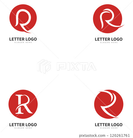 R letter vector logo abstract R letter vector logo abstract 120261761