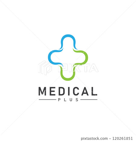 plus vector medical health template illustration icon 120261851
