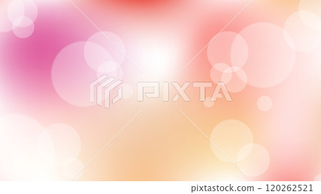 Colorful bokeh background gradient in pink and orange 120262521